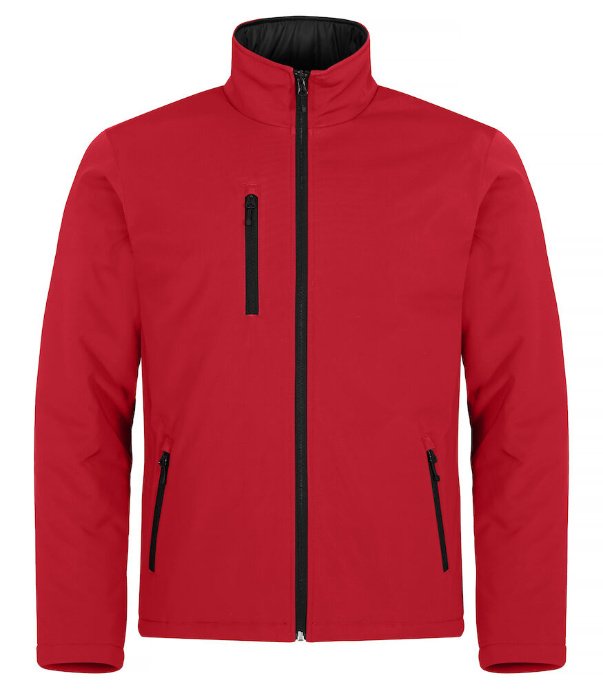 Padded Softshell Jacket XS t/m 4XL - Kleur: Zwart, Grijs, Mistgroen, Dark Navy, Kobalt, Rood - Heren
