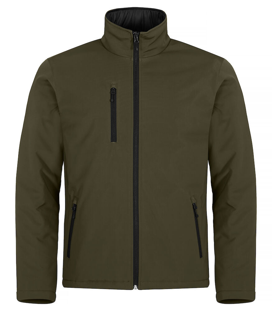 Padded Softshell Jacket XS t/m 4XL - Kleur: Zwart, Grijs, Mistgroen, Dark Navy, Kobalt, Rood - Heren