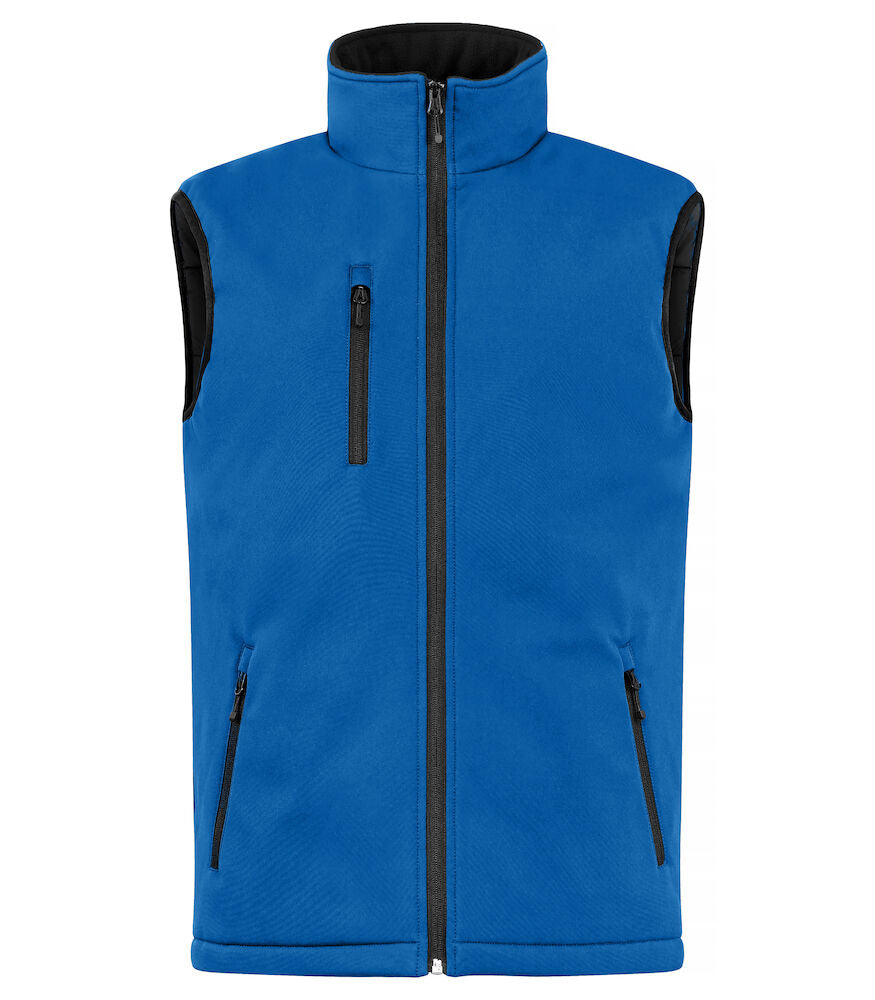 Padded Softshell Vest Bodywarmer XS t/m 4XL - Kleur: Zwart, Grijs, Groen, Dark Navy, Kobalt, Rood - Heren