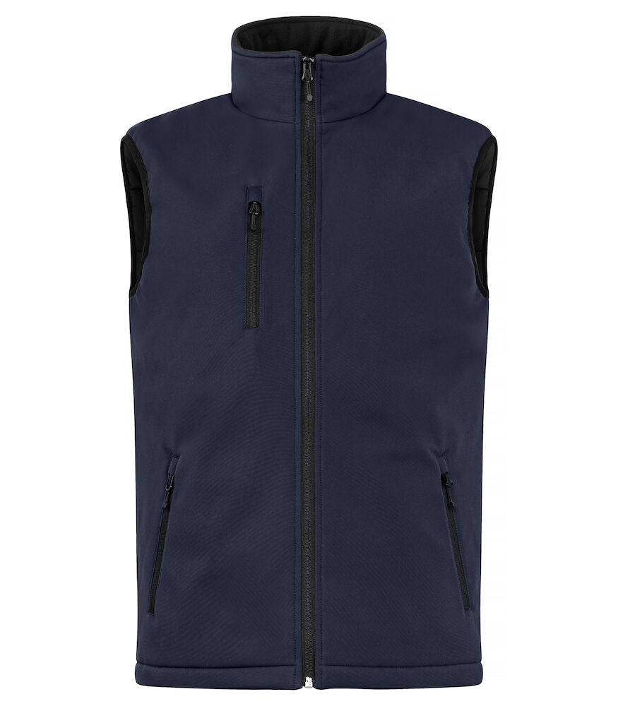 Padded Softshell Vest Bodywarmer XS t/m 4XL - Kleur: Zwart, Grijs, Groen, Dark Navy, Kobalt, Rood - Heren