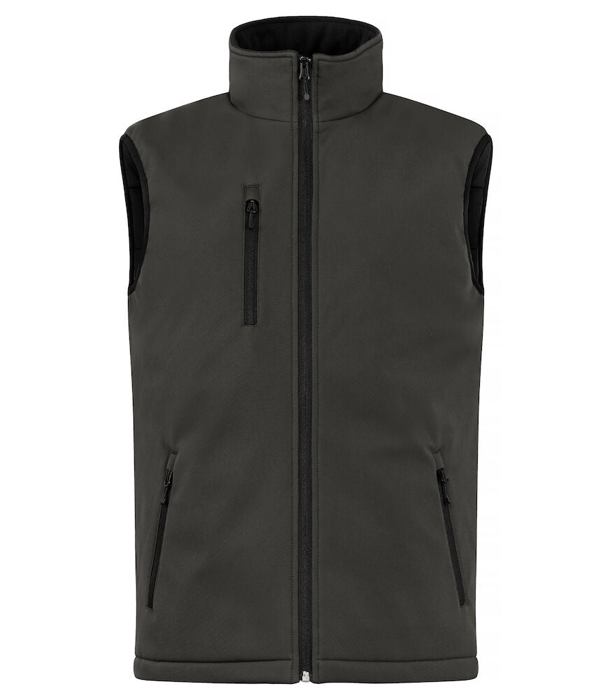 Padded Softshell Vest Bodywarmer XS t/m 4XL - Kleur: Zwart, Grijs, Groen, Dark Navy, Kobalt, Rood - Heren