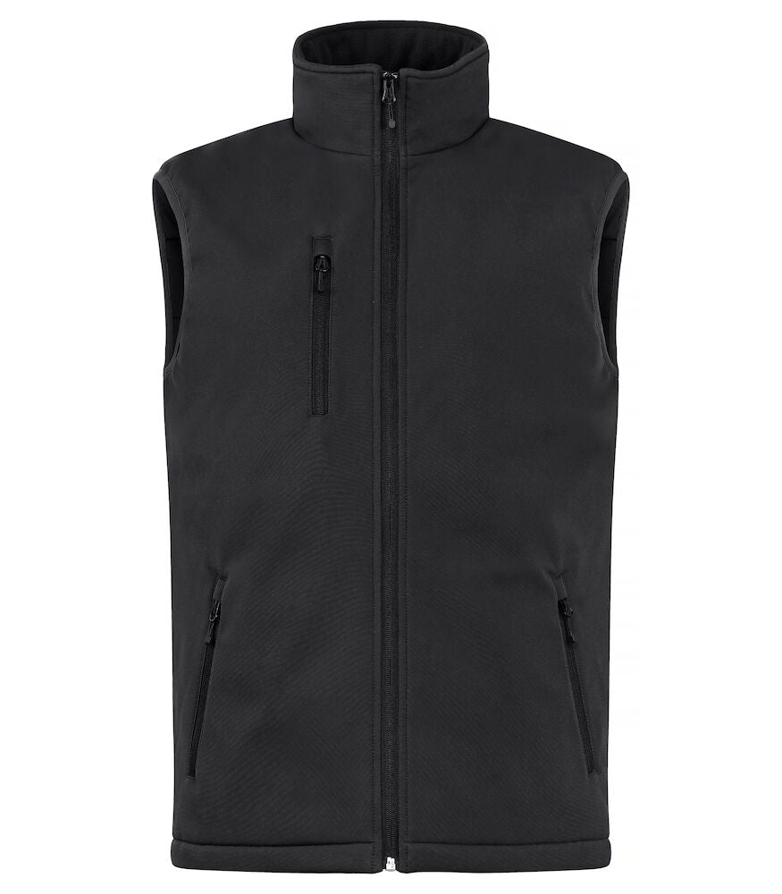 Padded Softshell Vest Bodywarmer XS t/m 4XL - Kleur: Zwart, Grijs, Groen, Dark Navy, Kobalt, Rood - Heren