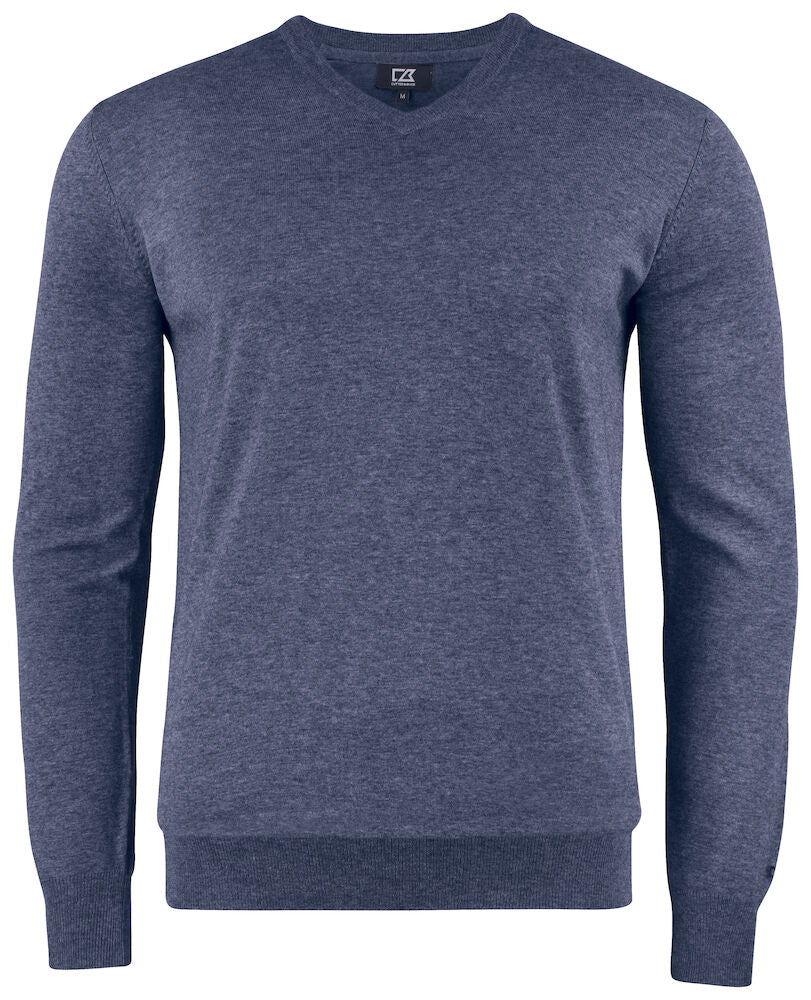 Oakville V-neck, Zwart, Antraciet, Grijs, Nougat, Navy blue, Blauw- Heren