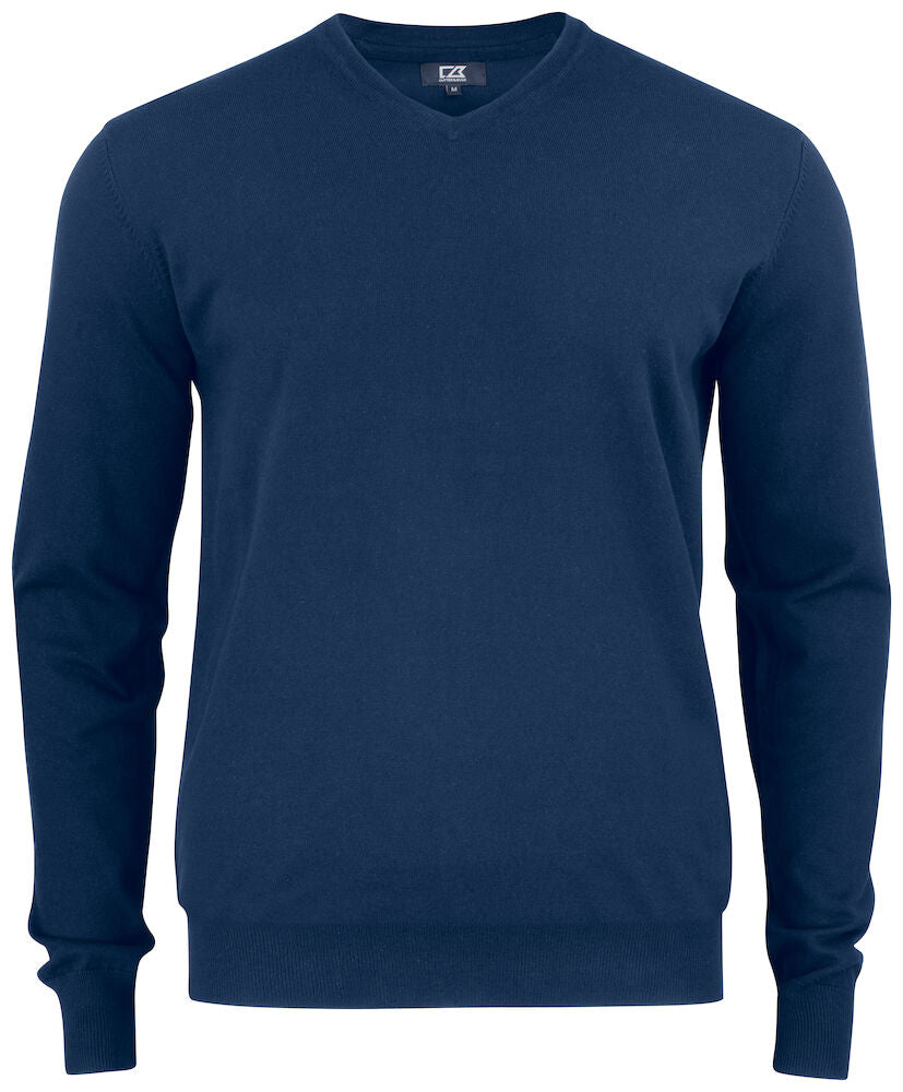 Oakville V-neck, Zwart, Antraciet, Grijs, Nougat, Navy blue, Blauw- Heren