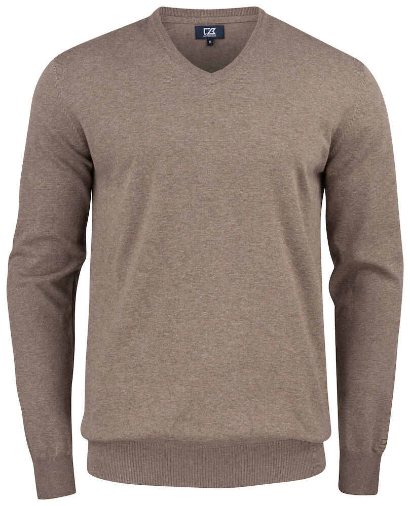 Oakville V-neck, Zwart, Antraciet, Grijs, Nougat, Navy blue, Blauw- Heren