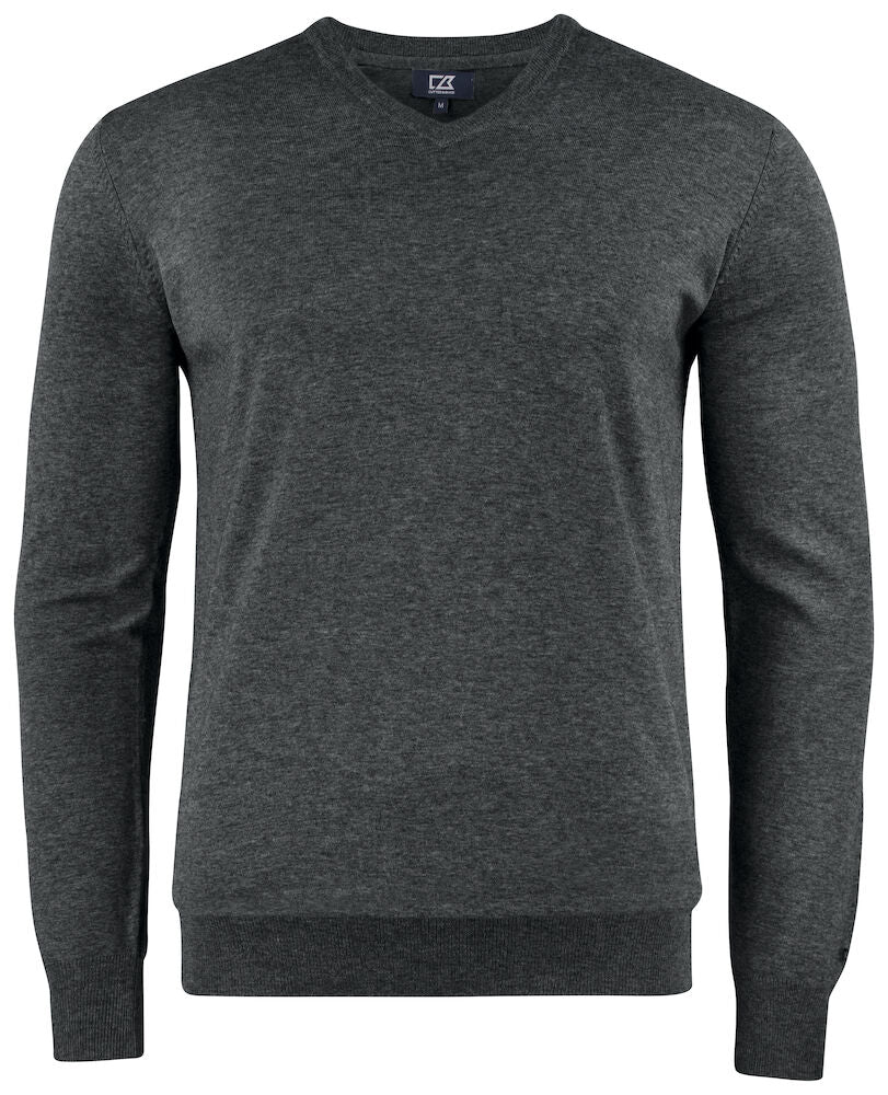 Oakville V-neck, Zwart, Antraciet, Grijs, Nougat, Navy blue, Blauw- Heren