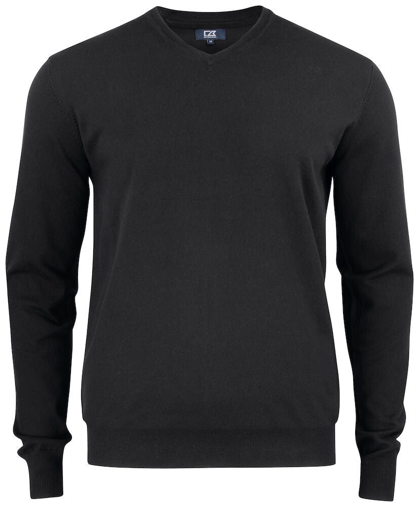 Oakville V-neck, Zwart, Antraciet, Grijs, Nougat, Navy blue, Blauw- Heren