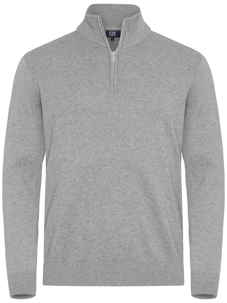 Oakville Half Zip Sweater, Zwart, Grijs, Navy blue- Heren