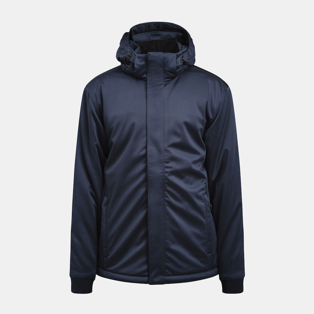 Winter Jacket Softshell, Zwart, Donkergrijs, Navy blue, Wit- Heren