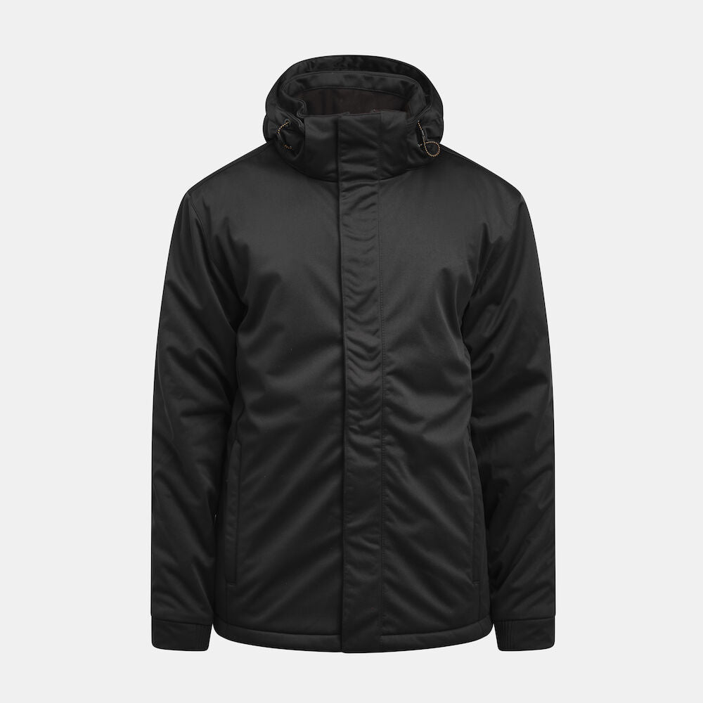 Winter Jacket Softshell, Zwart, Donkergrijs, Navy blue, Wit- Heren