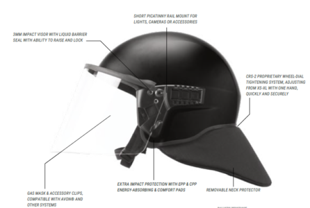 Busch Protective AMR-1E Riot (impact) helmet