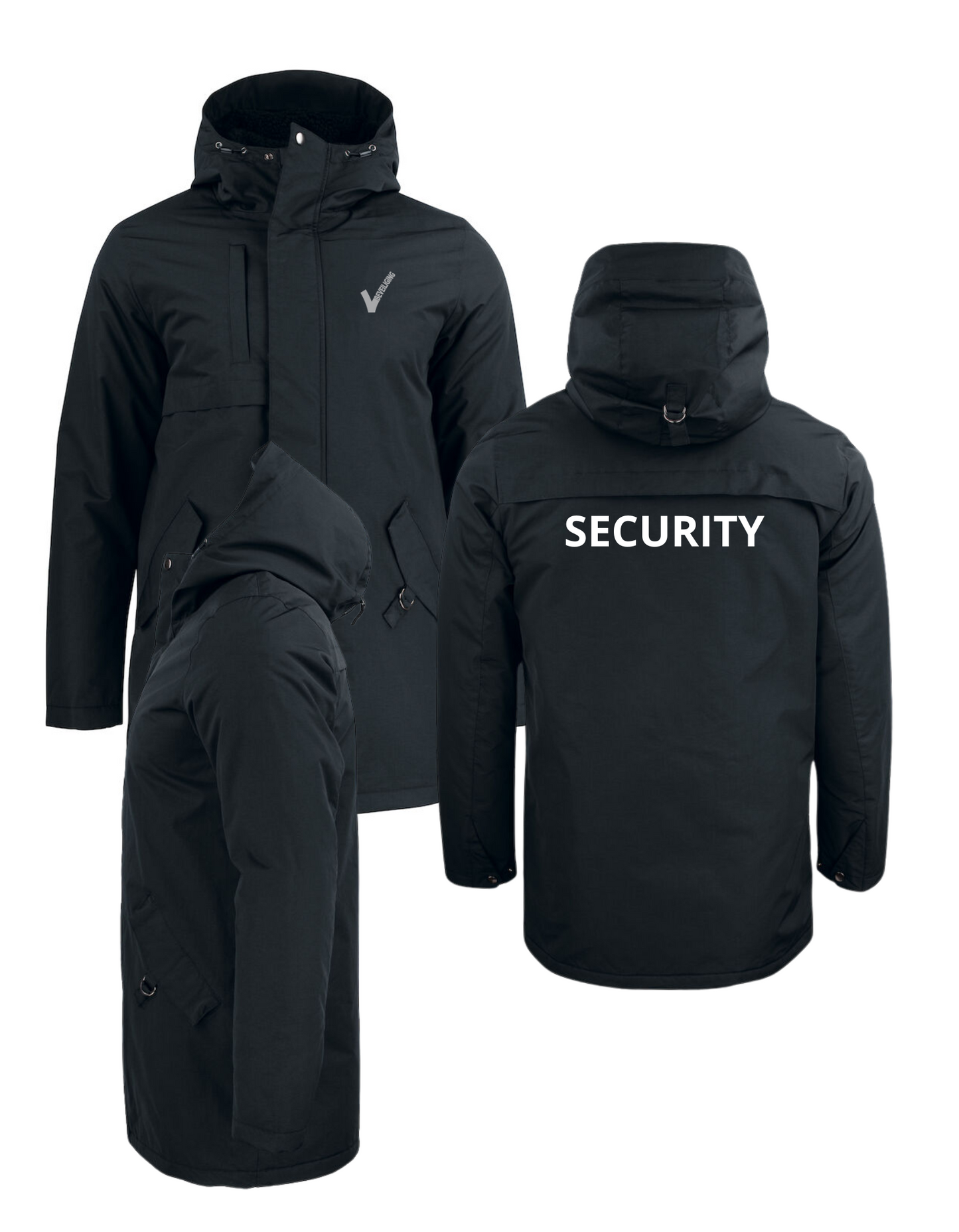 Clique Creston Winterjas - Heren/Unisex/Dames - Zwart