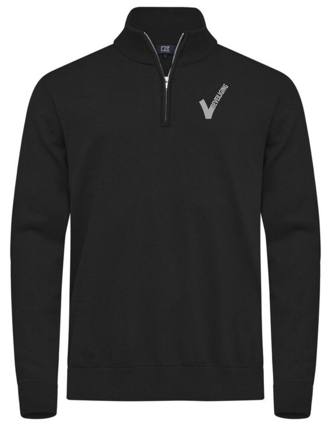Oakville Half Zip Sweater, Zwart, Grijs, Navy blue- Heren