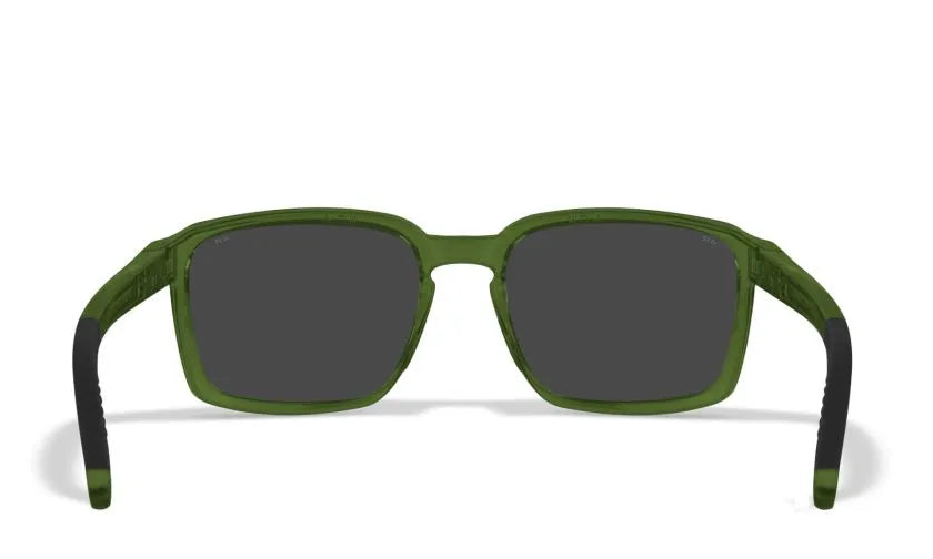 WX ALFA, Grey Lenses, Crystal Green Frame