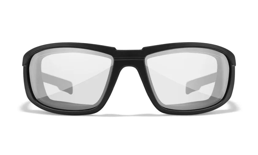 WX BOSS, Clear Lenses, Matte Black Frame