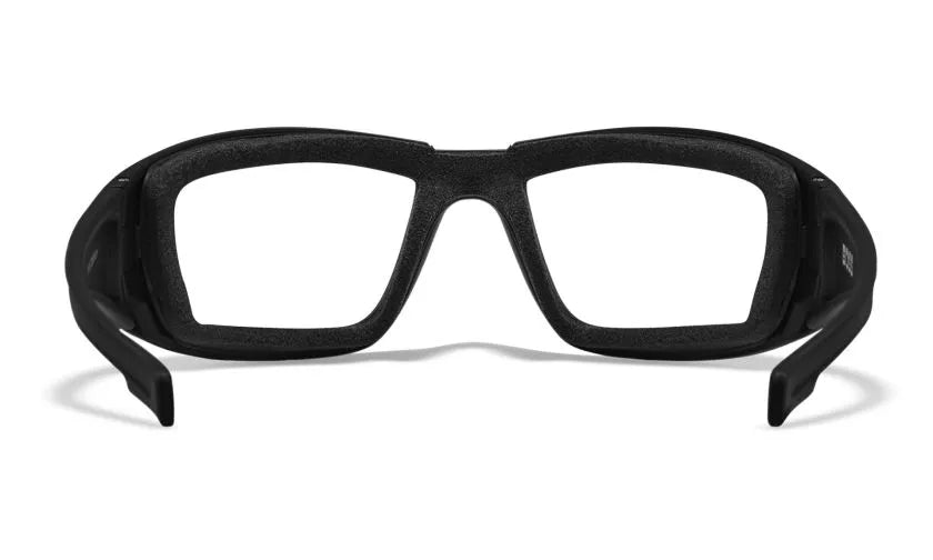 WX BOSS, Clear Lenses, Matte Black Frame