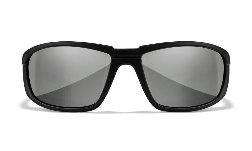 WX BOSS, Silver Flash Lenses, Matte Black Frame