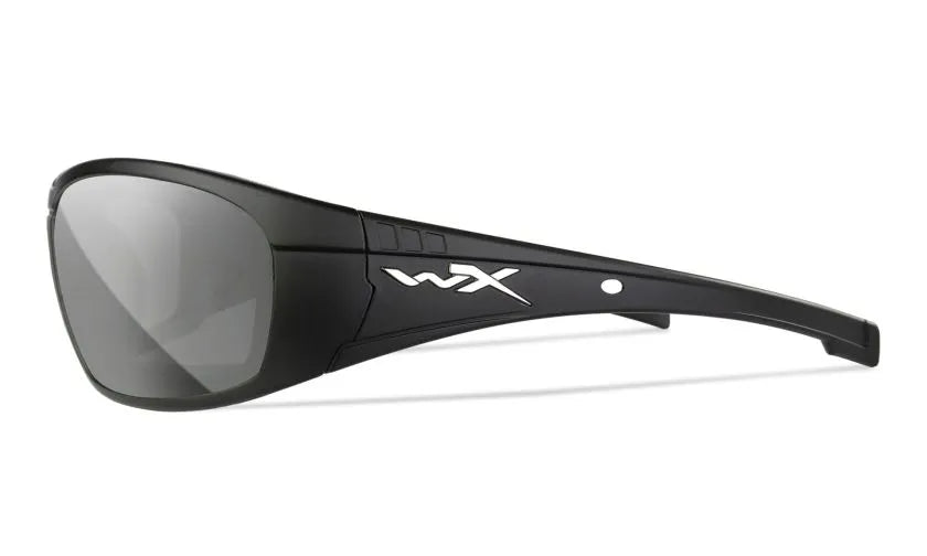 WX BOSS, Silver Flash Lenses, Matte Black Frame