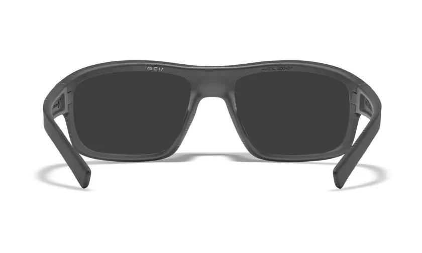 WX CONTEND, CAPTIVATE™ Polarized Blue Mirror Lenses, Matte Graphite Frame