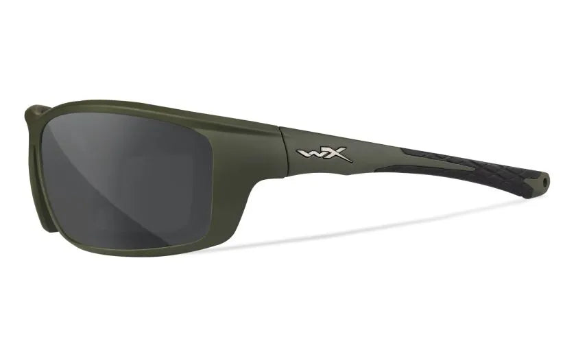 WX GRID, CAPTIVATE™ Polarized Grey Lenses, Matte Utility Green Frame