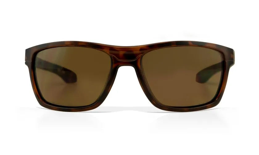 WX KINGPIN, CAPTIVATE™ Polarized Bronze Mirror Lenses, Matte Black Frame