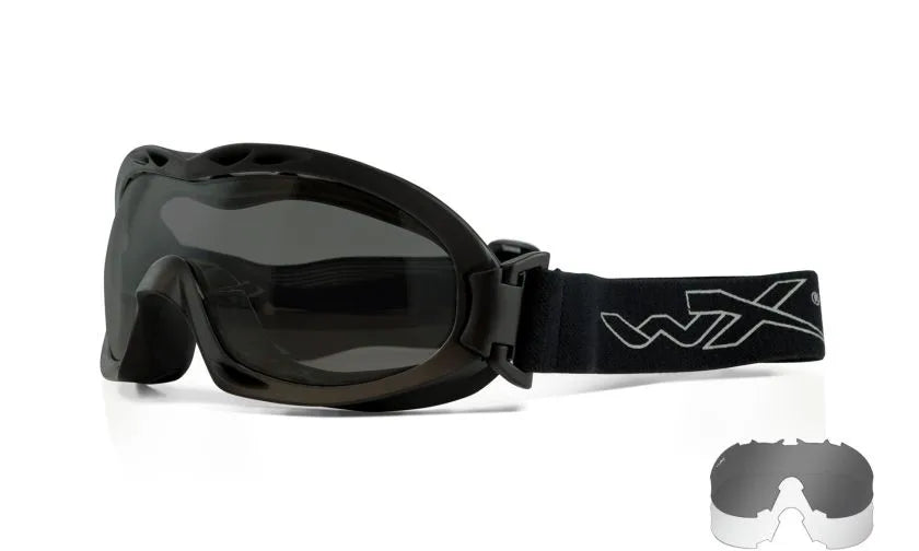 NERVE, Grey/Clear Lenses, Matte Black Frame