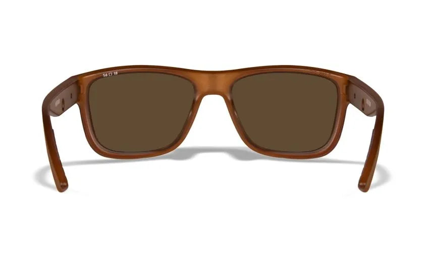 WX OVATION, Brown Lenses, Matte Rootbeer Frame