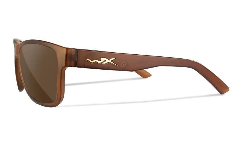 WX OVATION, Brown Lenses, Matte Rootbeer Frame