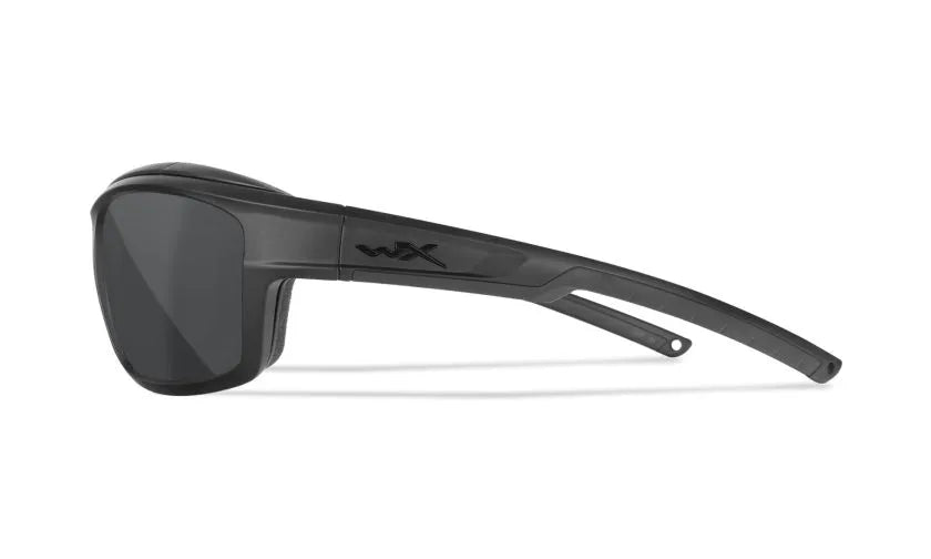 WX OZONE, CAPTIVATE™ Polarized Grey Lenses, Matte Black Frame