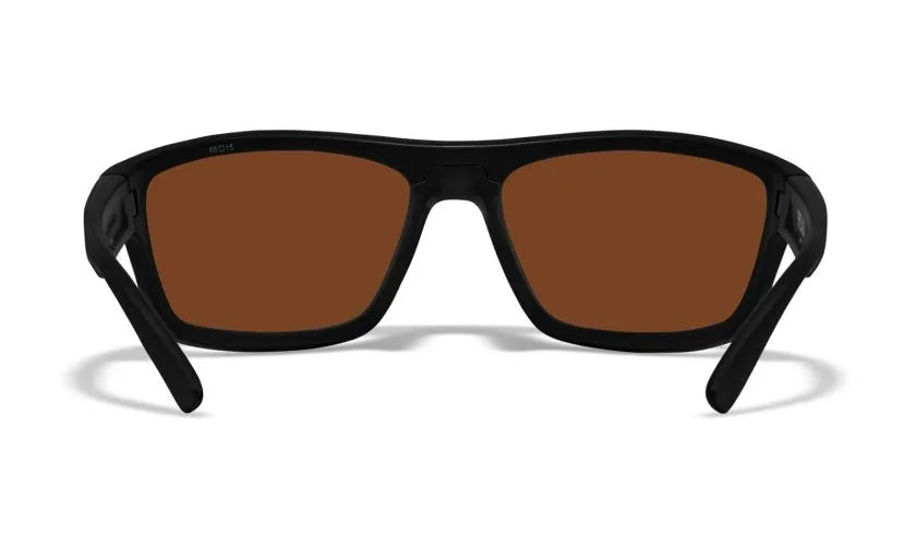 WX PEAK, CAPTIVATE™ Polarized Copper Lenses, Matte Black Frame