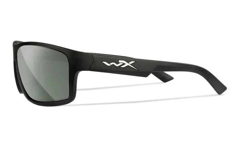 WX PEAK, Silver Flash Lenses, Matte Black Frame