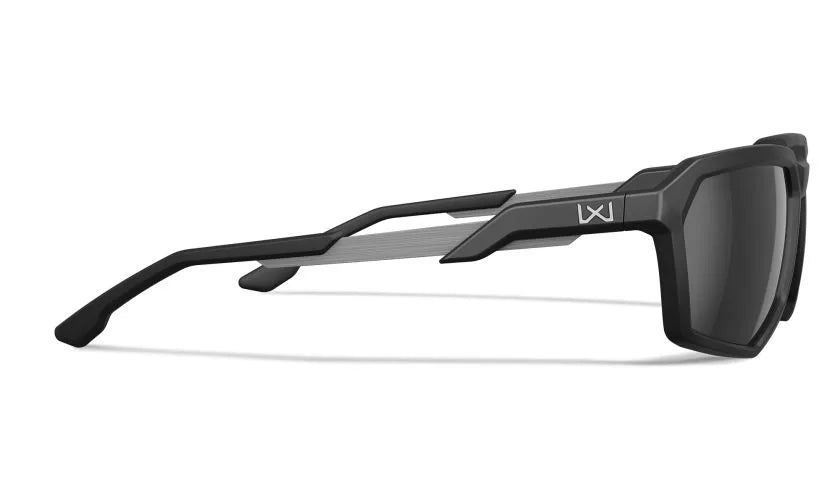 WX RECON, CAPTIVATE™ Polarized Black Mirror Lenses, Matte Black Frame