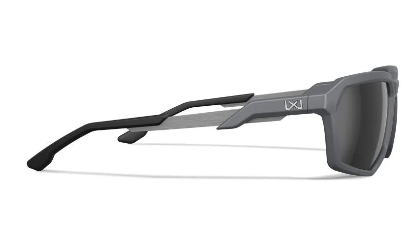 WX RECON, CAPTIVATE™ Polarized Black Mirror Lenses, Matte Grey Frame