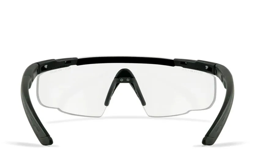 SABER ADVANCED, Clear Lenses, Matte Black Frame