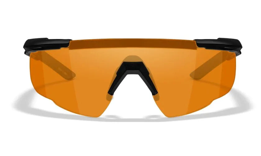 SABER ADVANCED, Grey/Clear/Light Rust Lenses, Matte Black Frame