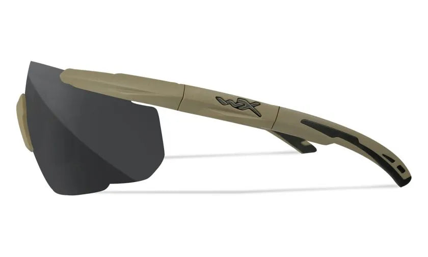 SABER ADVANCED, Grey/Clear/Light Rust Lenses, Matte Tan Frame