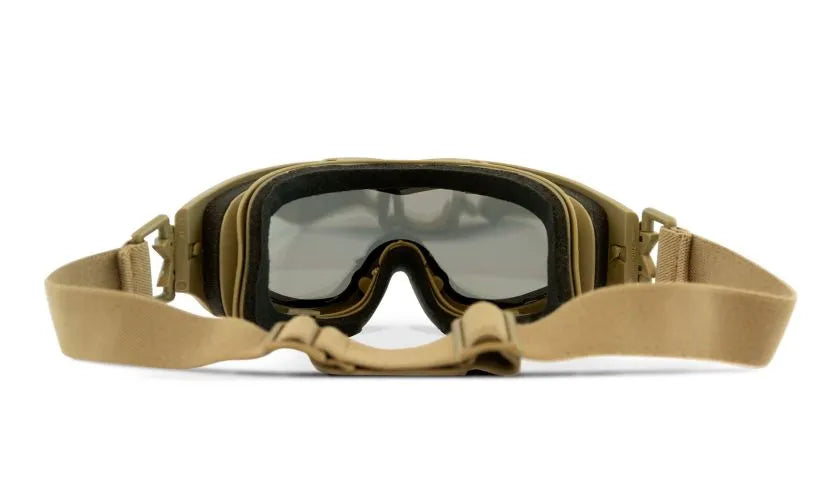 SPEAR, Grey/Clear/Light Rust Lenses, Matte Tan Frame