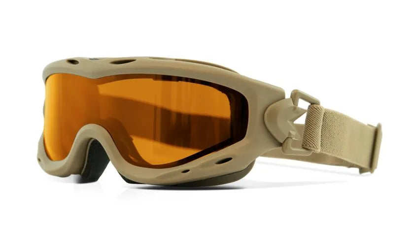 SPEAR DUAL LENS, Grey/Clear/Light Rust Lenses, Matte Tan Frame