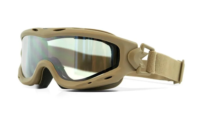 SPEAR, Grey/Clear/Light Rust Lenses, Matte Tan Frame