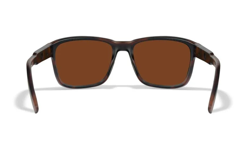WX TREK, CAPTIVATE™ Polarized Copper Lenses, Matte Havana Brown Frame