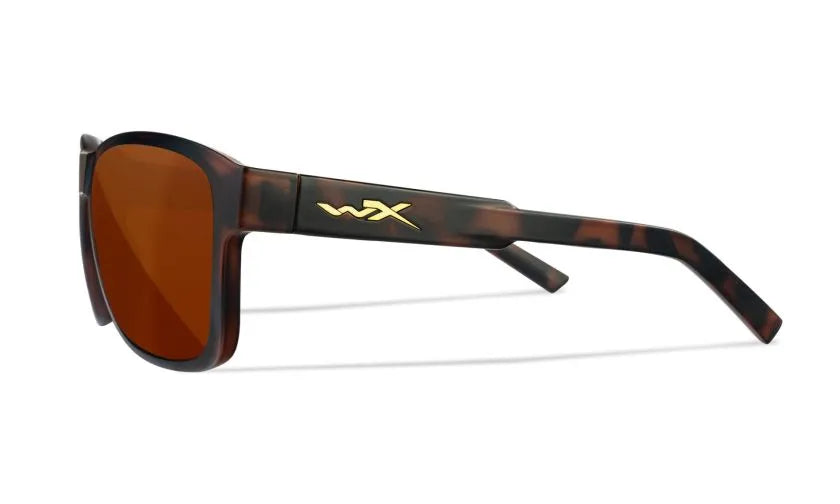 WX TREK, CAPTIVATE™ Polarized Copper Lenses, Matte Havana Brown Frame