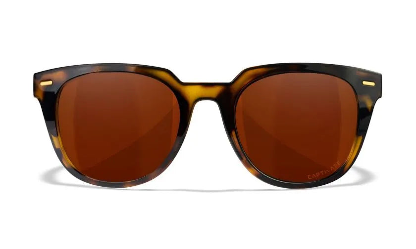 WX ULTRA, CAPTIVATE™ Polarized Copper Lenses, Gloss Demi Brown/Gloss Black