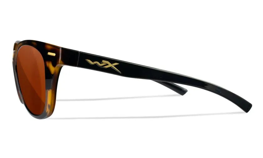 WX ULTRA, CAPTIVATE™ Polarized Copper Lenses, Gloss Demi Brown/Gloss Black