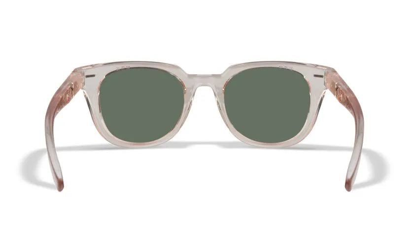 WX ULTRA, CAPTIVATE™ Polarized Rose Gold Mirror Lenses, Gloss Crystal Blush Frame