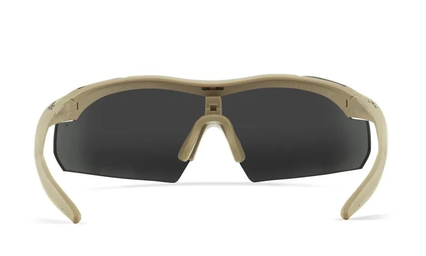 WX VAPOR 2.5, Grey/Clear Lenses, Matte Tan Frame