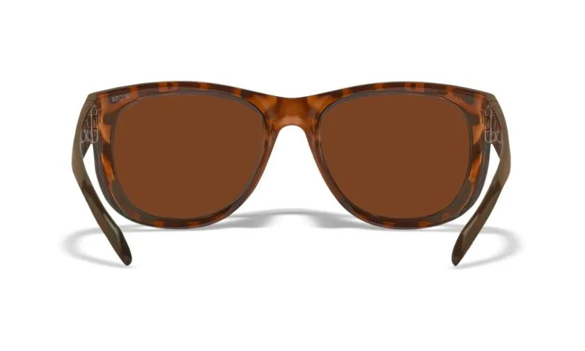 WX WEEKENDER, CAPTIVATE™ Polarized Copper Lenses, Gloss Demi Brown Frame