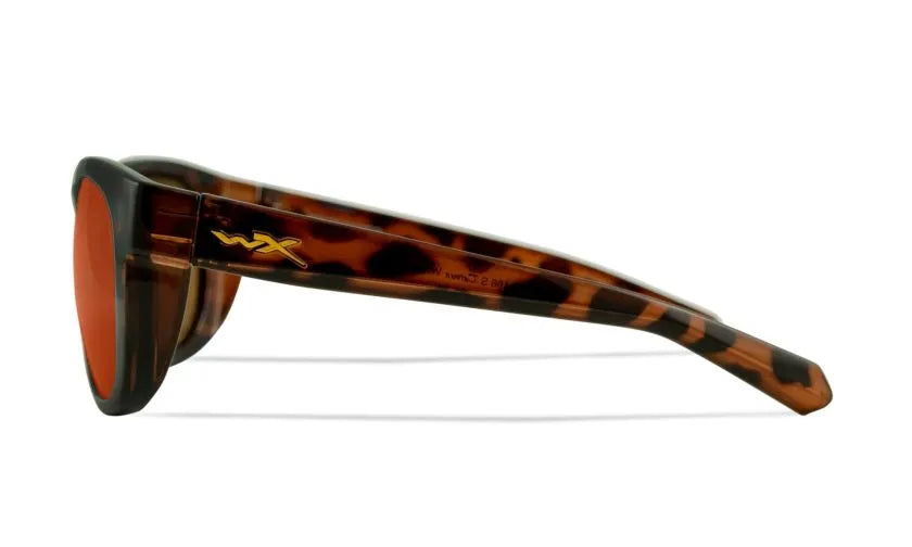 WX WEEKENDER, CAPTIVATE™ Polarized Copper Lenses, Gloss Demi Brown Frame