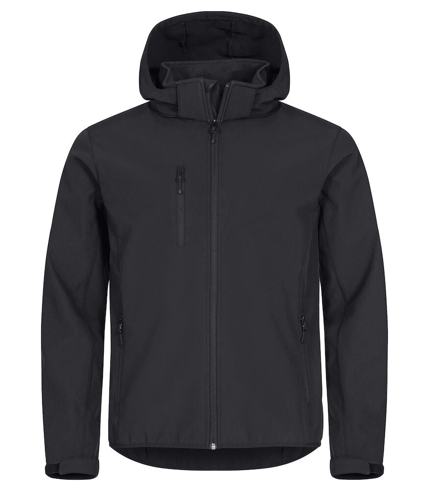 Classic Softshell Hoody XS t/m 5XL - Kleur: Zwart, Grijs, Dark Navy, Kobalt, Rood - Heren