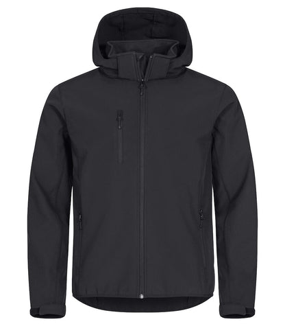 Classic Softshell Hoody XS t/m 5XL - Kleur: Zwart, Grijs, Dark Navy, Kobalt, Rood - Heren