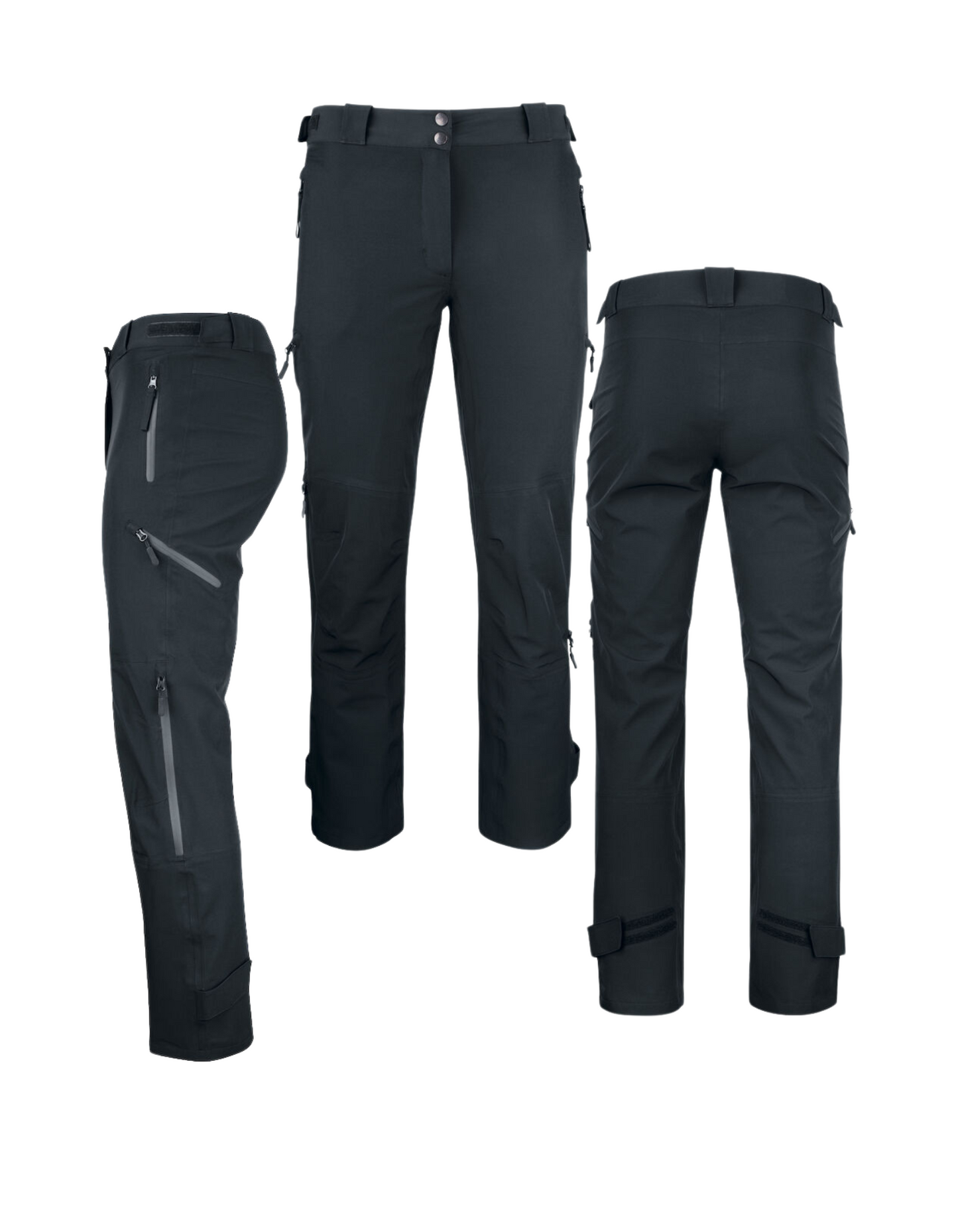 Clique Sebring Werkbroek moderne pasvorm Unisex Zwart XS t/m 3XL
